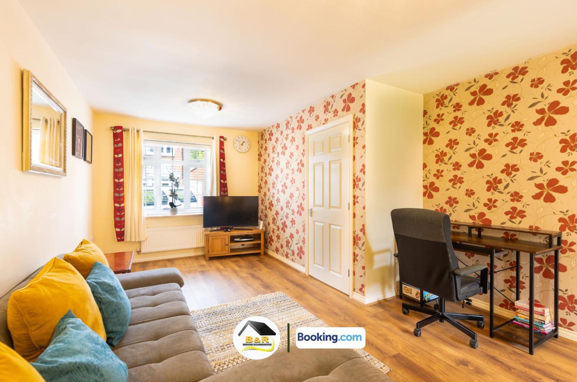 3 Bedroom House By B And R Serviced Accommodation Amesbury With Super Fast Wi-Fi 145Mbps Bagian luar foto