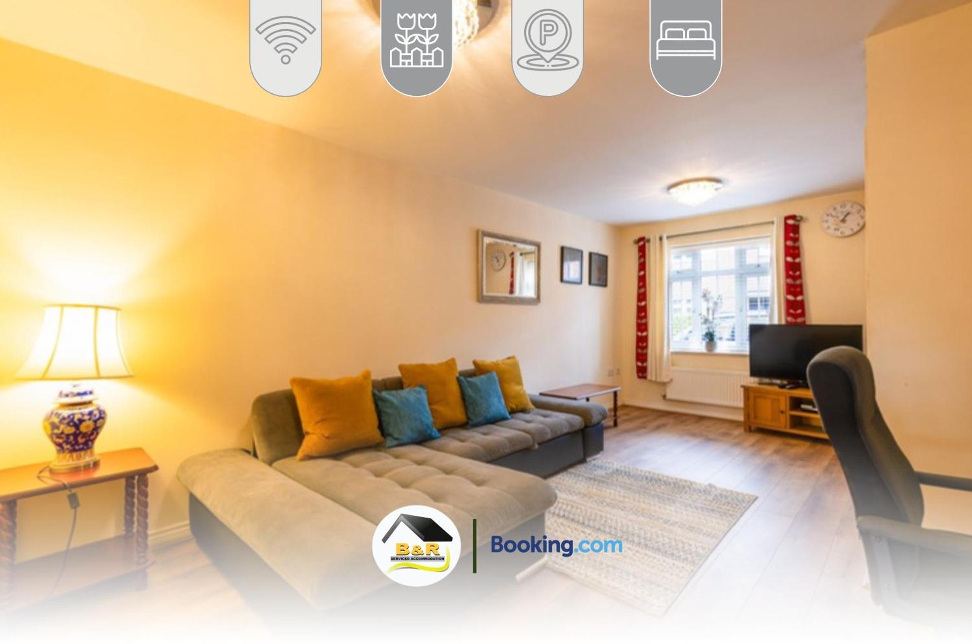 3 Bedroom House By B And R Serviced Accommodation Amesbury With Super Fast Wi-Fi 145Mbps Bagian luar foto